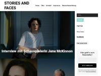 storiesandfaces.com Webseite Vorschau