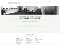 kscp-legal.ch Webseite Vorschau
