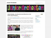 juniororchester.com Webseite Vorschau