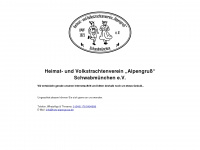 hvtv-alpengruss.de Webseite Vorschau
