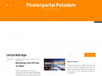 piratenpotsdam.de Webseite Vorschau