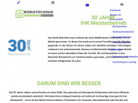 buerotechnik-wedeken.de Webseite Vorschau