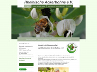 rheinische-ackerbohne.de Webseite Vorschau