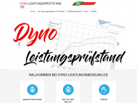 dyno-leistungsmessung.de Webseite Vorschau