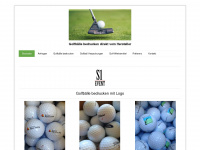 werbe-golfball.de Webseite Vorschau