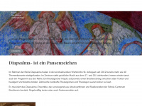diapsalma.ch Webseite Vorschau