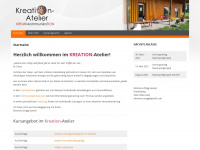 kreation-atelier.ch Webseite Vorschau