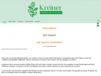 kreiner-gewuerze.de Webseite Vorschau