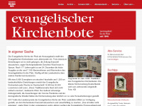 kirchenbote-online.de Webseite Vorschau