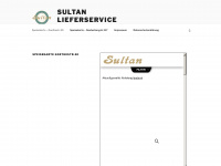 sultan-lieferservice.de Webseite Vorschau