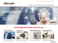 tekonet.ch Webseite Vorschau