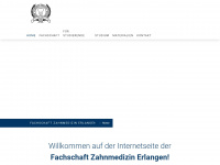 fachschaft-zahnmedizin-erlangen.de Webseite Vorschau