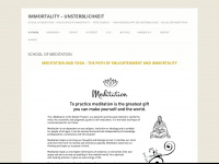 immortality.ch Webseite Vorschau