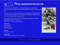 schneeschuhwandern-masserberg.de Webseite Vorschau