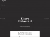 eltoro-restaurant.de Webseite Vorschau