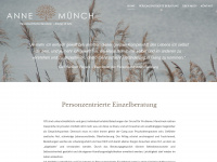 anne-muench.de Webseite Vorschau