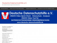 deutsche-datenschutzhilfe.de Webseite Vorschau
