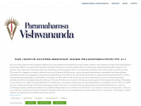 paramahamsavishwananda.com Webseite Vorschau