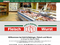 kohl-babinger.at Webseite Vorschau