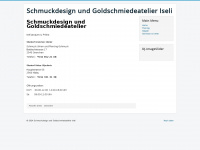 goldschmiediseli.ch Webseite Vorschau