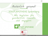 stadtapotheke-spremberg.de Webseite Vorschau