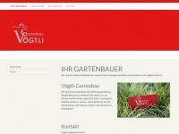 voegtli-gartenbau.ch Webseite Vorschau