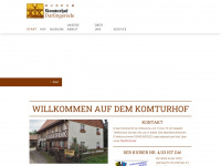 komturhof-darlingerode.de Webseite Vorschau
