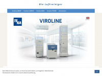 viroline.de Webseite Vorschau