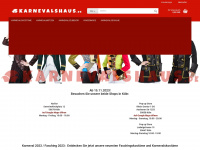 karnevalshaus.de Webseite Vorschau