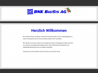 bnk-bausys.ch Webseite Vorschau