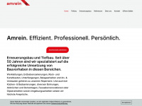amreinbau.ch Webseite Vorschau