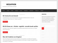 megaphon.org Webseite Vorschau