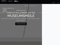 museenonline.org Webseite Vorschau