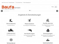 baufa.ch Webseite Vorschau