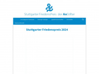 stuttgarter-friedenspreis.de Webseite Vorschau
