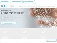 single-pair-ethernet.com Webseite Vorschau
