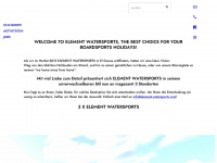 element-watersports.com Webseite Vorschau