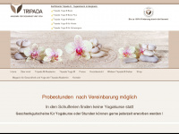 tripada-yoga-ehrmanntraut.de Webseite Vorschau