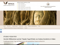 tripada-yoga-hendrichs.de Webseite Vorschau