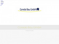 coreda-bau.ch Webseite Vorschau