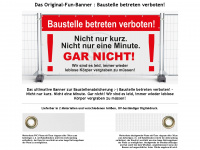 baustelle-betreten-verboten-banner.de Webseite Vorschau