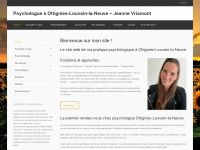 psychologue-louvainlaneuve.be Webseite Vorschau
