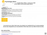 mons-psychologue.be Webseite Vorschau