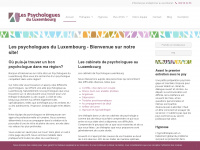 psychologue-luxembourg.be Webseite Vorschau