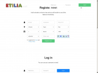 etilia.net Webseite Vorschau