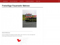 feuerwehr-mehren.com Webseite Vorschau