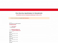 apotheken-osnabrueck.de Webseite Vorschau