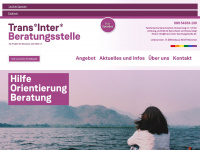 trans-inter-beratungsstelle.de Webseite Vorschau