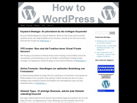 how-to-wordpress.de Webseite Vorschau