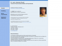 dr-johannesstrauss.de Webseite Vorschau